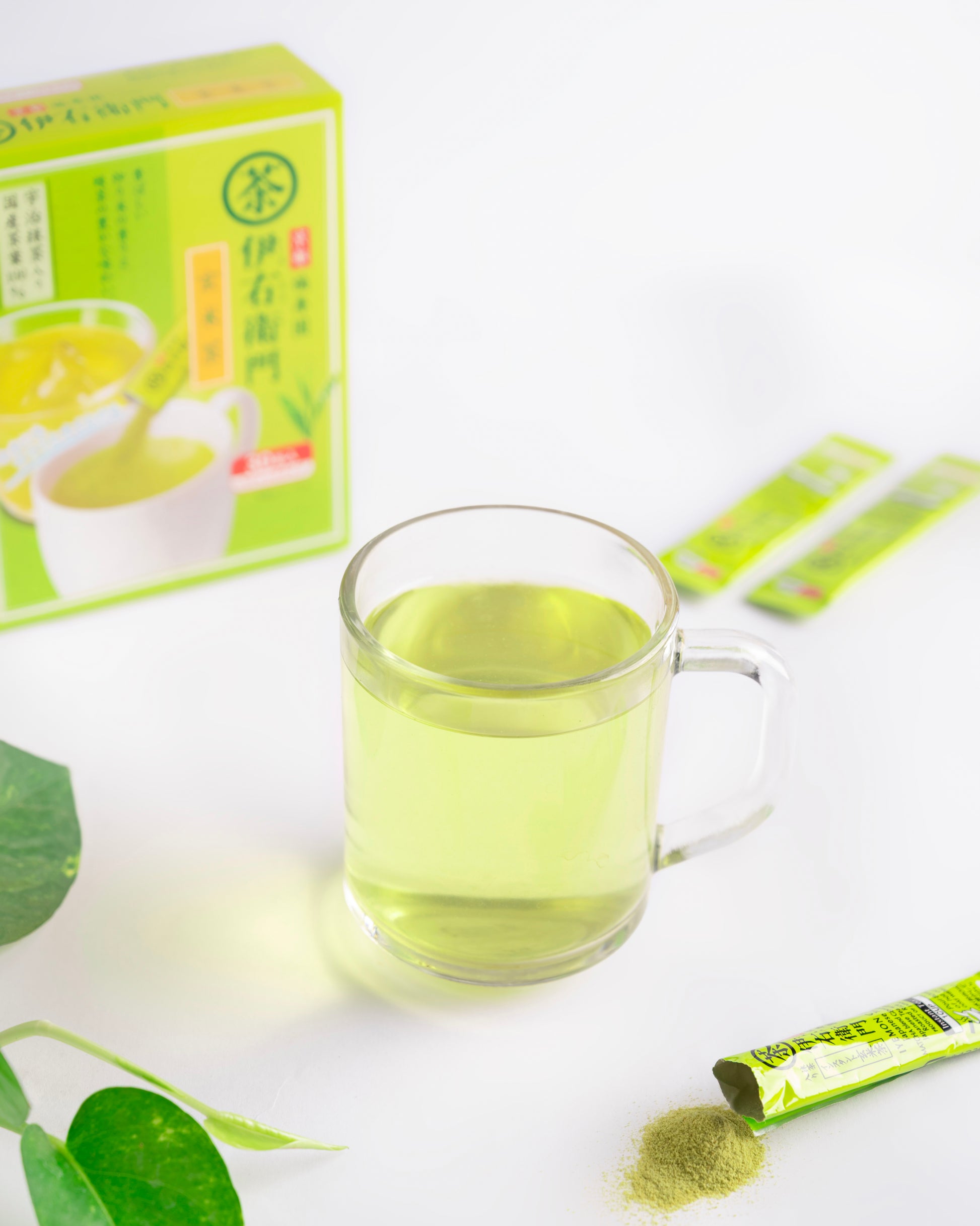 IYEMON Instant Genmaicha Green Tea Sachets 30p