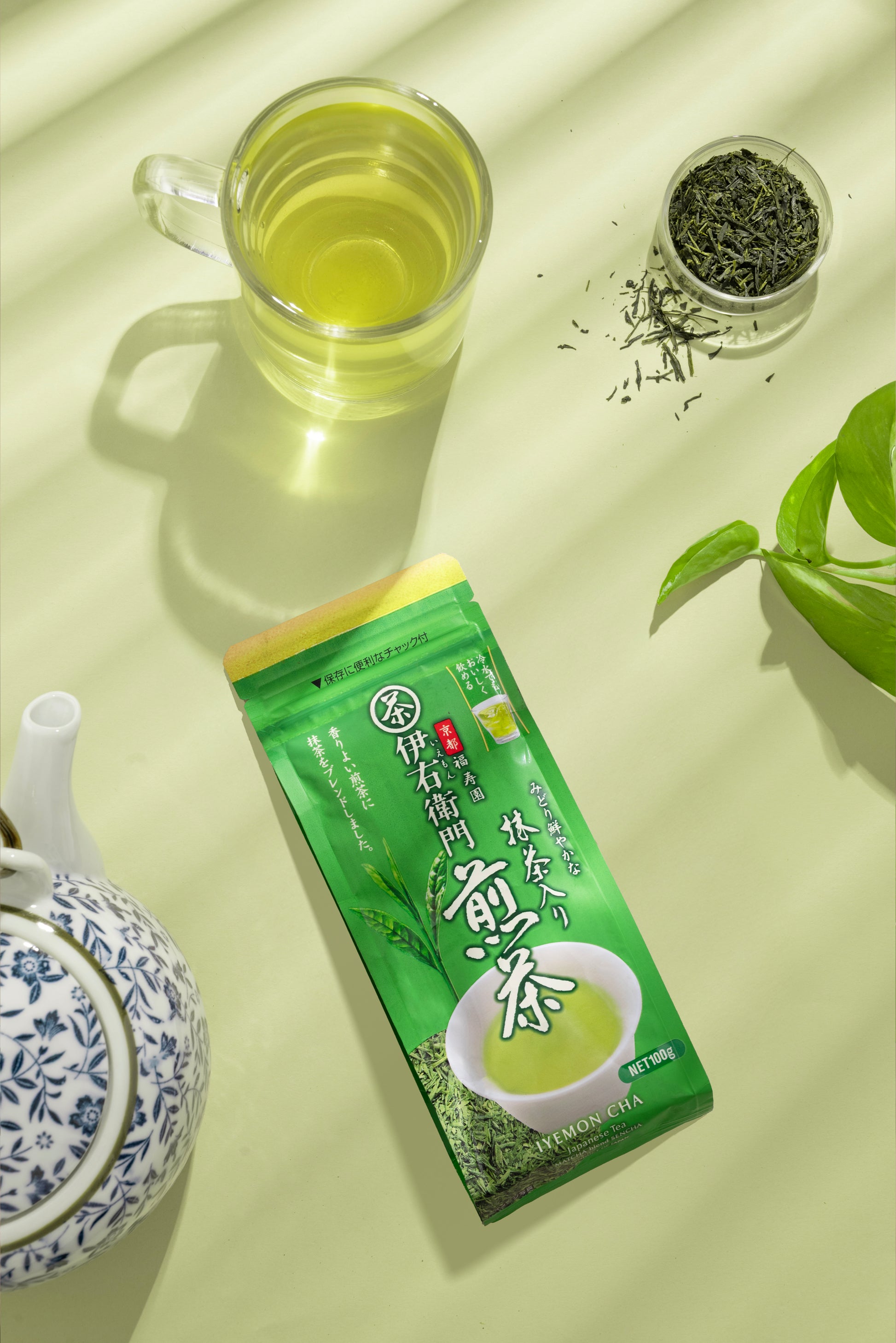 IYEMON Matcha Blend Sencha Loose Leaf 100gms