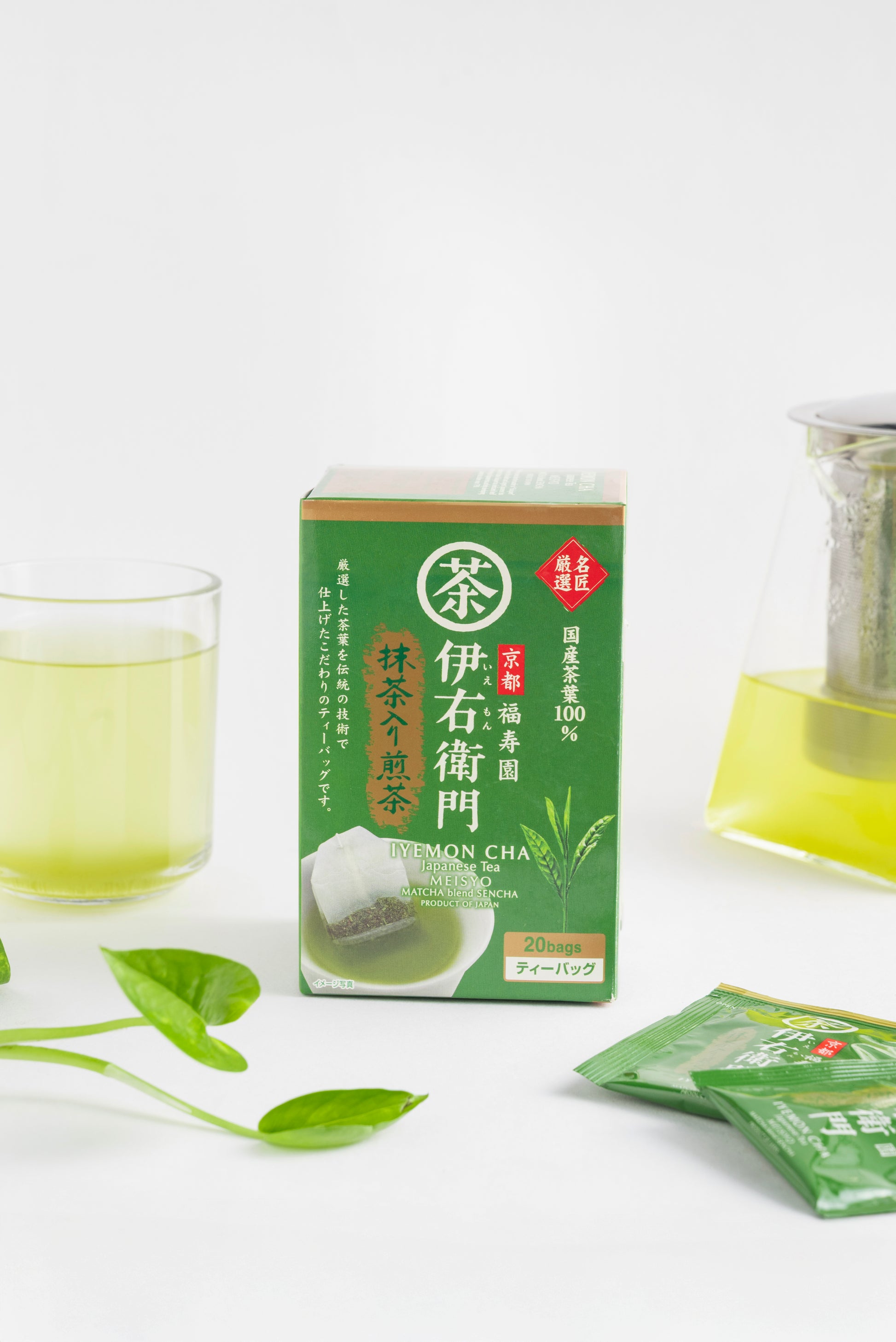 IYEMON Premium Matcha blend Sencha Teabags (Master’s Choice) 20P