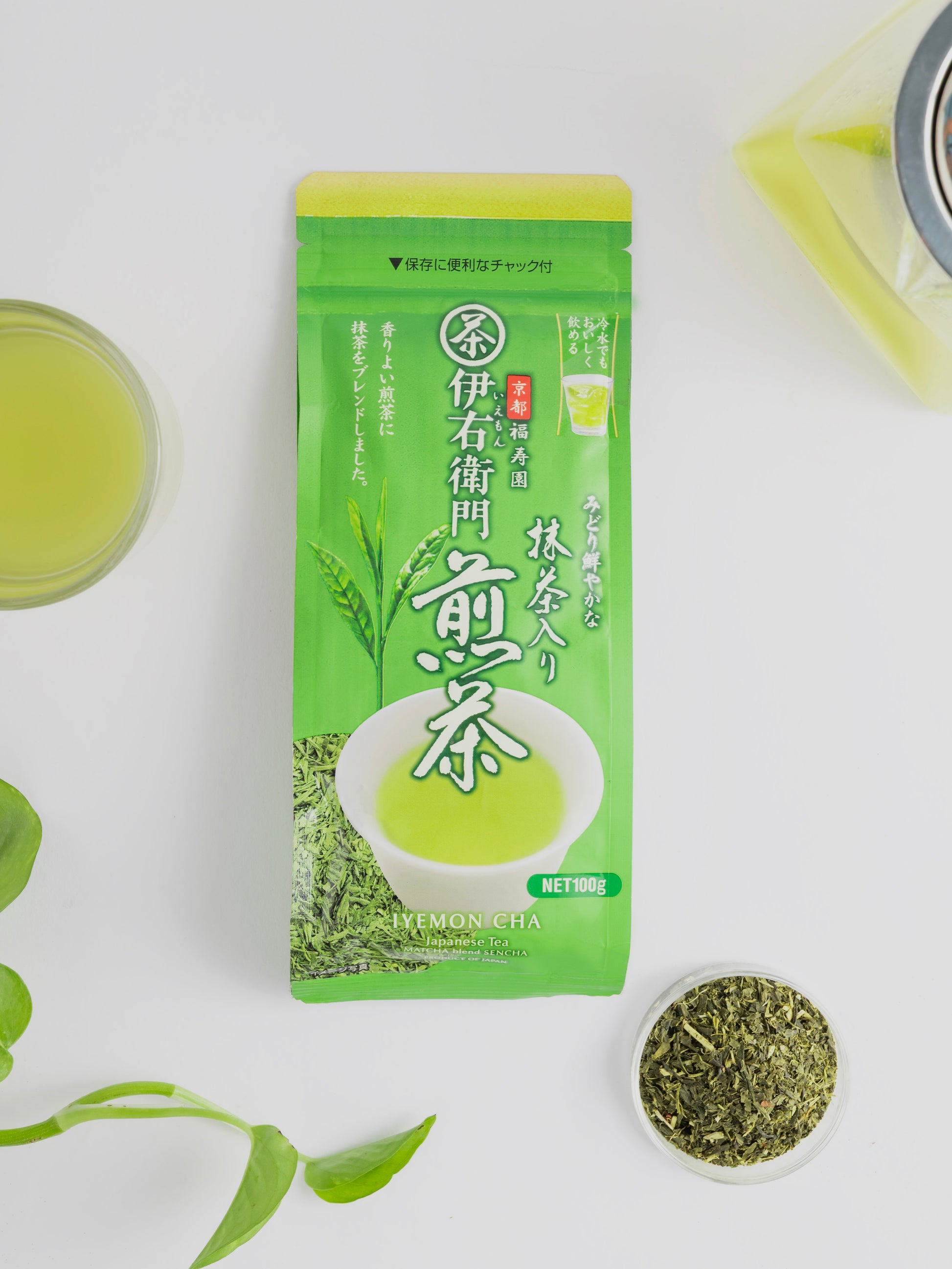 IYEMON Matcha Blend Sencha Loose Leaf 100gms